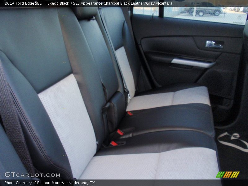 Tuxedo Black / SEL Appearance Charcoal Black Leather/Gray Alcantara 2014 Ford Edge SEL