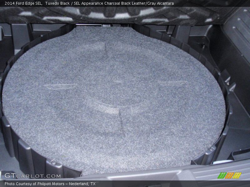 Tuxedo Black / SEL Appearance Charcoal Black Leather/Gray Alcantara 2014 Ford Edge SEL