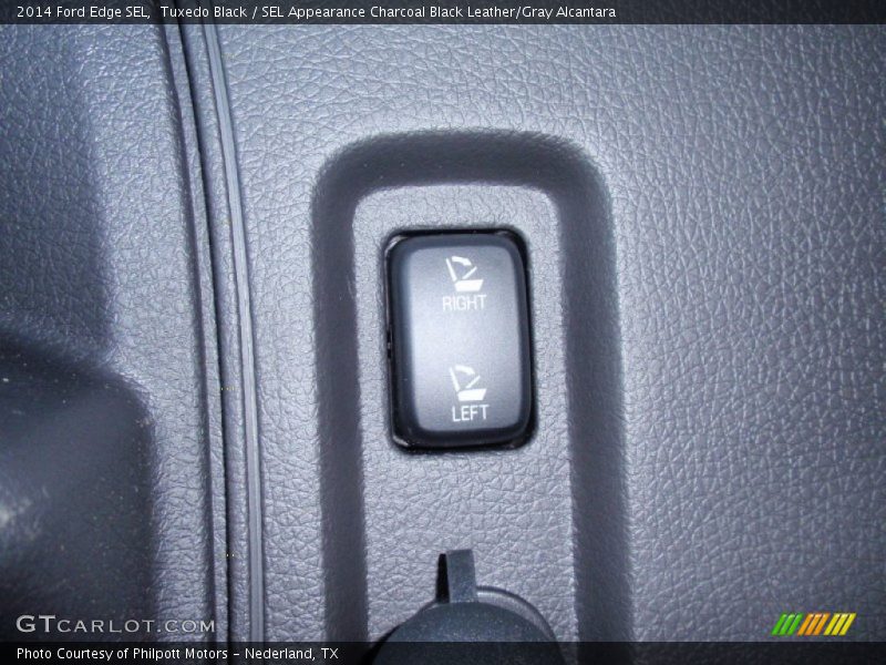 Tuxedo Black / SEL Appearance Charcoal Black Leather/Gray Alcantara 2014 Ford Edge SEL