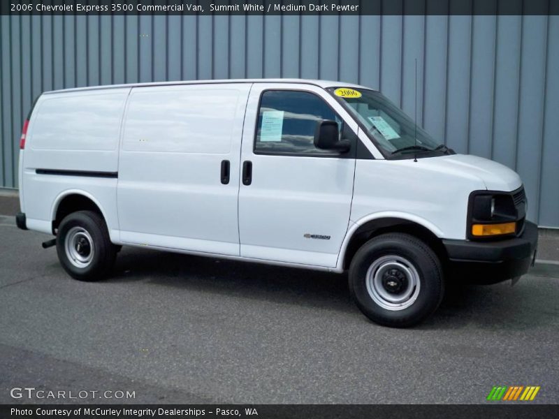 Summit White / Medium Dark Pewter 2006 Chevrolet Express 3500 Commercial Van