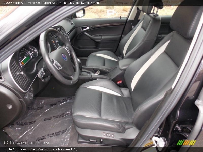 Front Seat of 2009 9-3 Aero XWD Sport Sedan