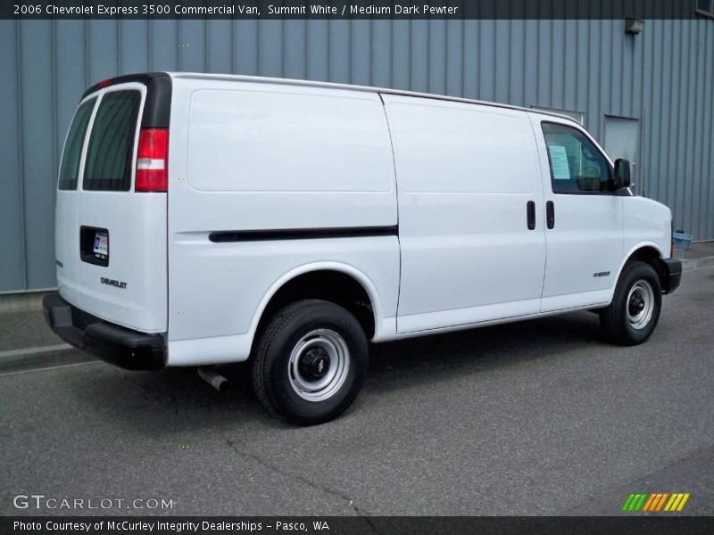 Summit White / Medium Dark Pewter 2006 Chevrolet Express 3500 Commercial Van
