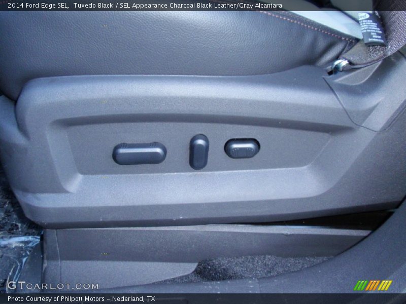 Tuxedo Black / SEL Appearance Charcoal Black Leather/Gray Alcantara 2014 Ford Edge SEL