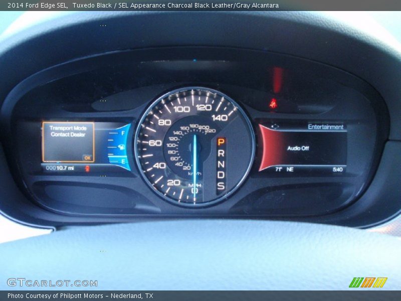 Tuxedo Black / SEL Appearance Charcoal Black Leather/Gray Alcantara 2014 Ford Edge SEL