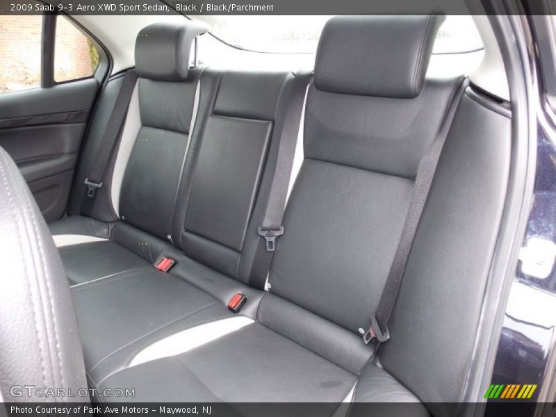 Rear Seat of 2009 9-3 Aero XWD Sport Sedan