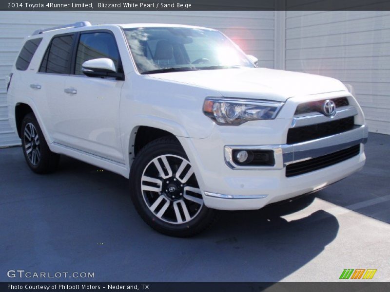Blizzard White Pearl / Sand Beige 2014 Toyota 4Runner Limited