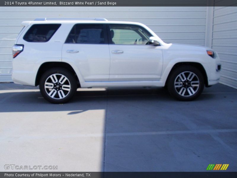 Blizzard White Pearl / Sand Beige 2014 Toyota 4Runner Limited