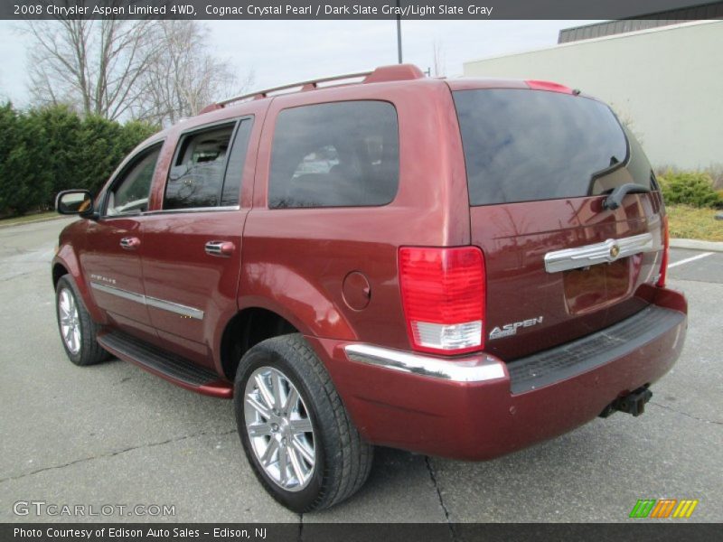 Cognac Crystal Pearl / Dark Slate Gray/Light Slate Gray 2008 Chrysler Aspen Limited 4WD