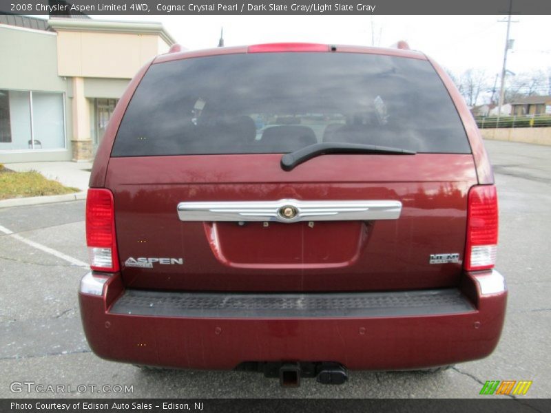 Cognac Crystal Pearl / Dark Slate Gray/Light Slate Gray 2008 Chrysler Aspen Limited 4WD