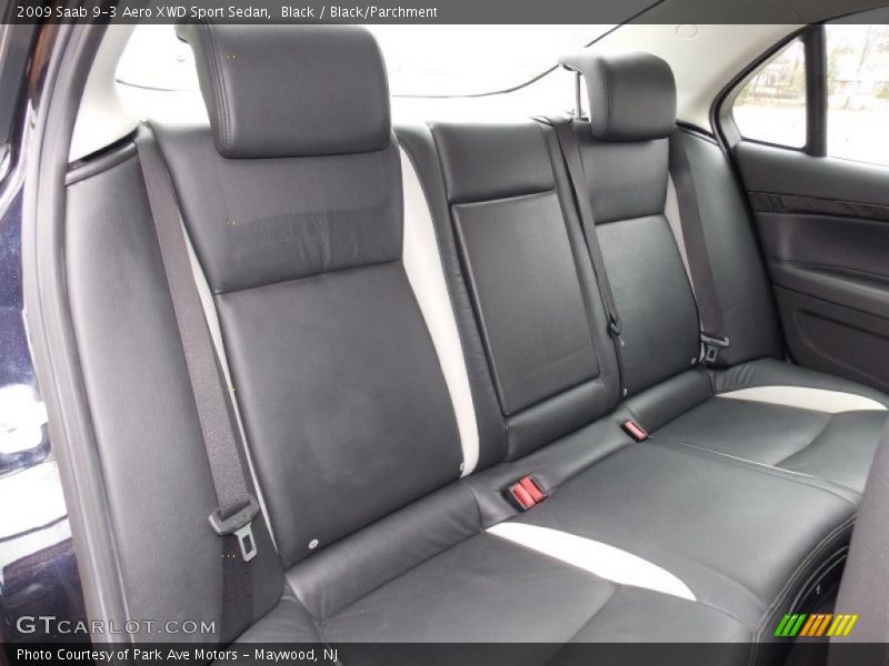 Rear Seat of 2009 9-3 Aero XWD Sport Sedan