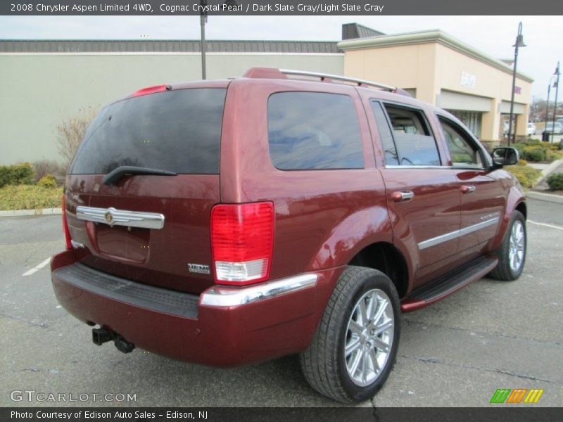 Cognac Crystal Pearl / Dark Slate Gray/Light Slate Gray 2008 Chrysler Aspen Limited 4WD