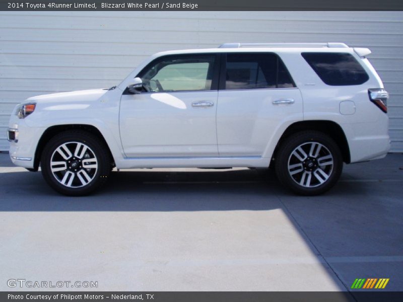 Blizzard White Pearl / Sand Beige 2014 Toyota 4Runner Limited