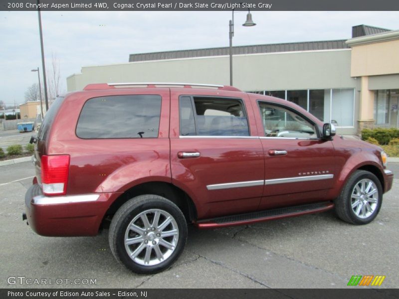 Cognac Crystal Pearl / Dark Slate Gray/Light Slate Gray 2008 Chrysler Aspen Limited 4WD