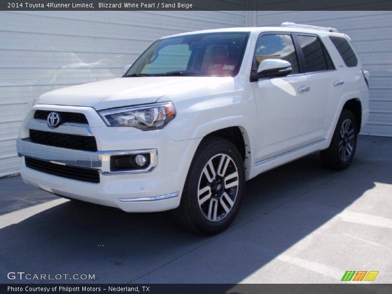 Blizzard White Pearl / Sand Beige 2014 Toyota 4Runner Limited