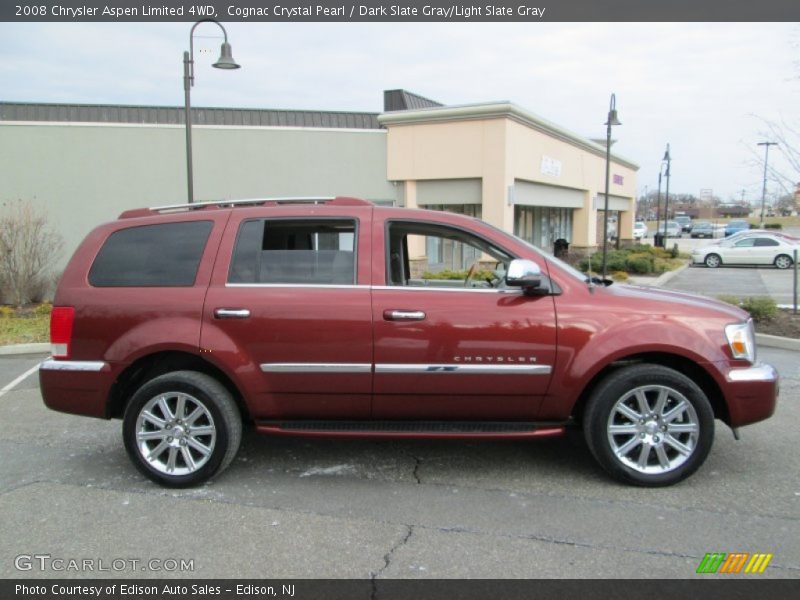 Cognac Crystal Pearl / Dark Slate Gray/Light Slate Gray 2008 Chrysler Aspen Limited 4WD