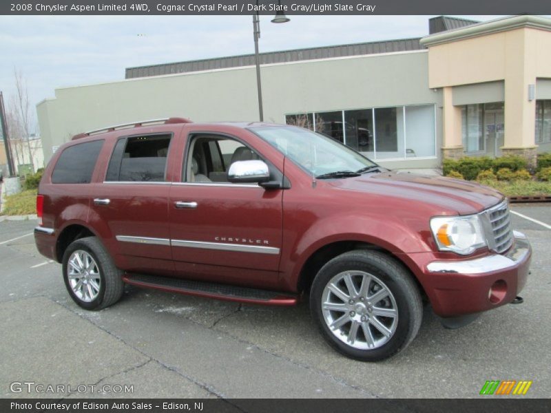 Cognac Crystal Pearl / Dark Slate Gray/Light Slate Gray 2008 Chrysler Aspen Limited 4WD