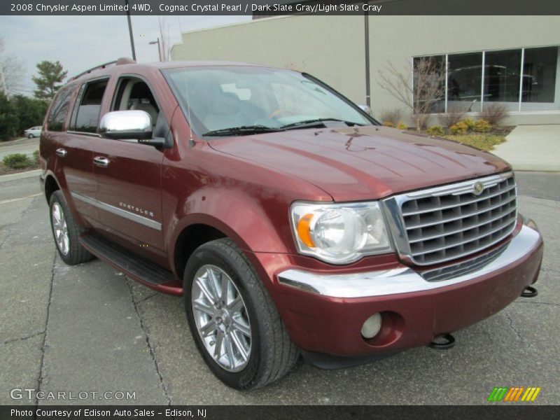 Cognac Crystal Pearl / Dark Slate Gray/Light Slate Gray 2008 Chrysler Aspen Limited 4WD