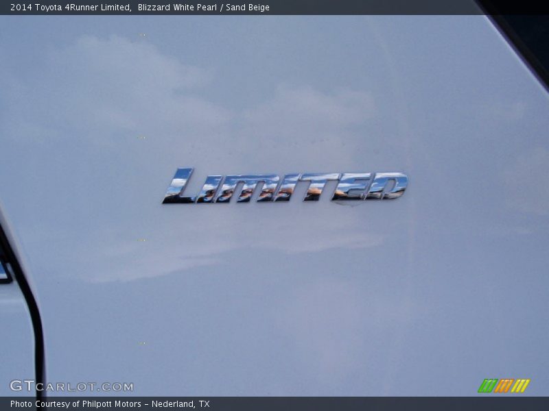 Blizzard White Pearl / Sand Beige 2014 Toyota 4Runner Limited