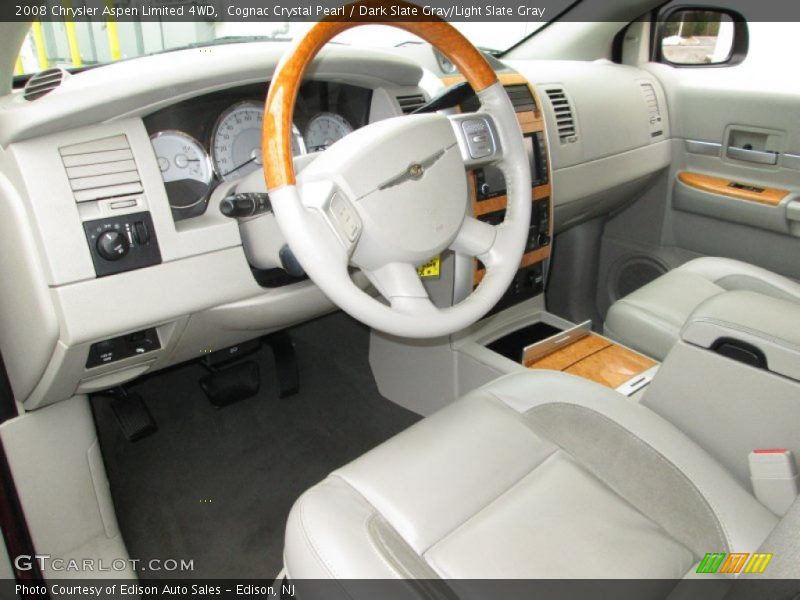 Cognac Crystal Pearl / Dark Slate Gray/Light Slate Gray 2008 Chrysler Aspen Limited 4WD