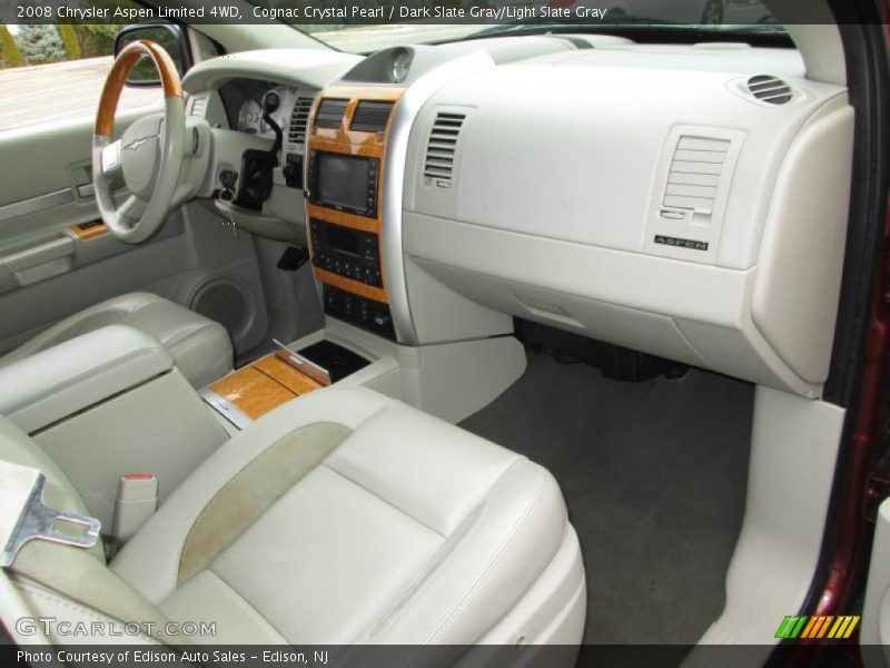 Cognac Crystal Pearl / Dark Slate Gray/Light Slate Gray 2008 Chrysler Aspen Limited 4WD