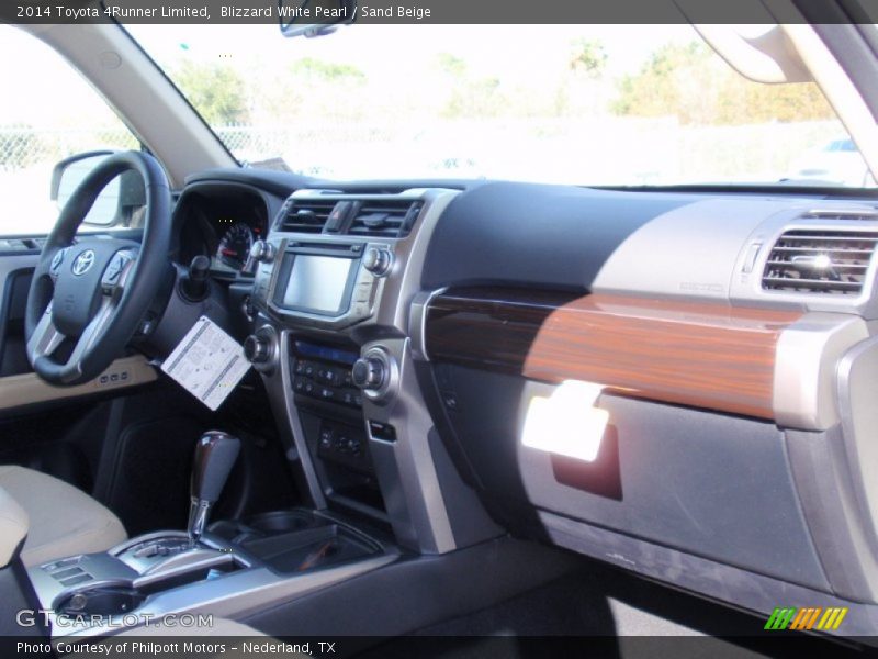 Blizzard White Pearl / Sand Beige 2014 Toyota 4Runner Limited