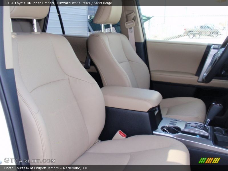 Blizzard White Pearl / Sand Beige 2014 Toyota 4Runner Limited