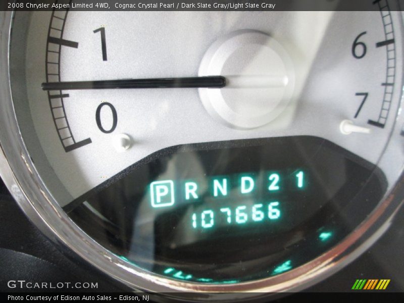 Cognac Crystal Pearl / Dark Slate Gray/Light Slate Gray 2008 Chrysler Aspen Limited 4WD