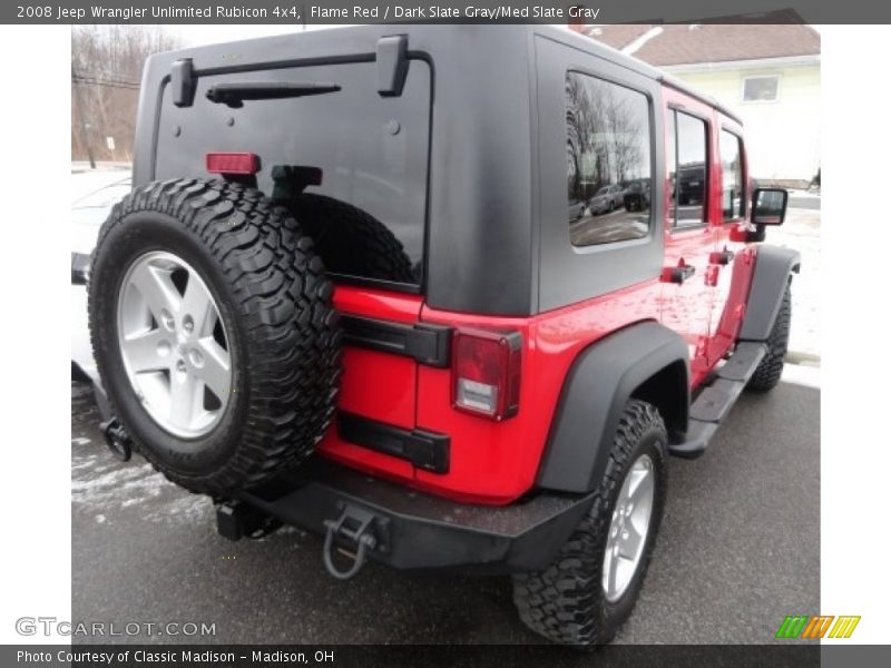 Flame Red / Dark Slate Gray/Med Slate Gray 2008 Jeep Wrangler Unlimited Rubicon 4x4