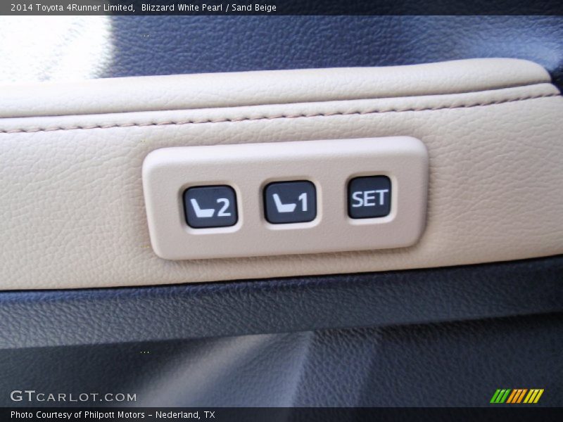Blizzard White Pearl / Sand Beige 2014 Toyota 4Runner Limited
