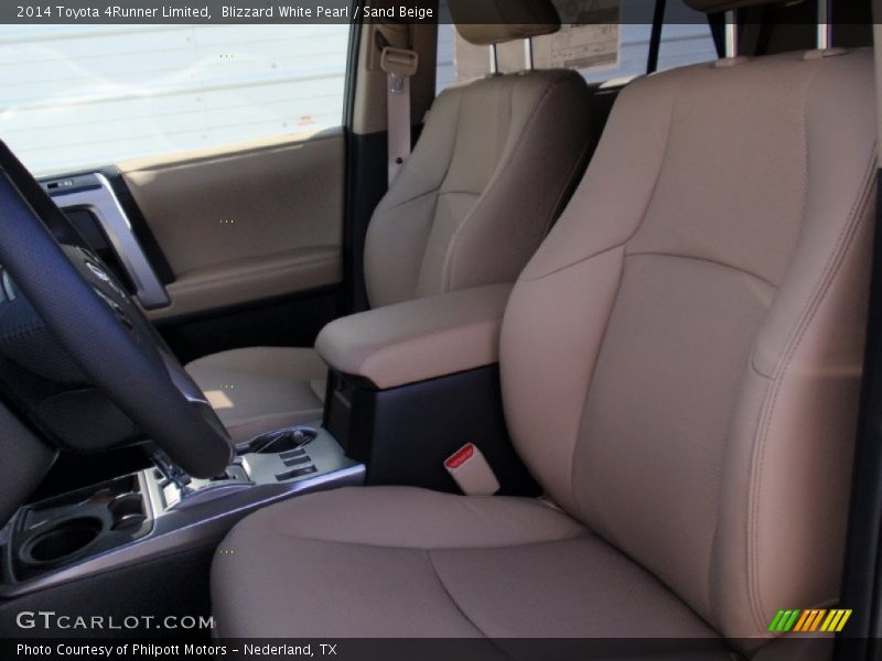 Blizzard White Pearl / Sand Beige 2014 Toyota 4Runner Limited