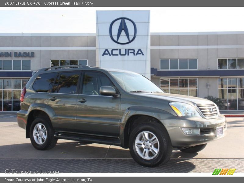 Cypress Green Pearl / Ivory 2007 Lexus GX 470