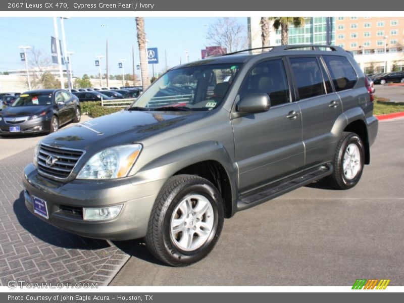 Cypress Green Pearl / Ivory 2007 Lexus GX 470