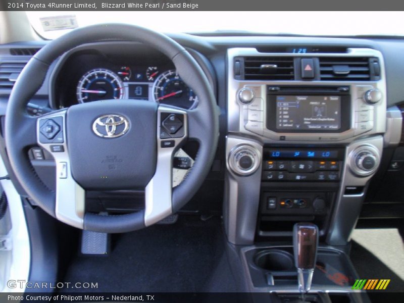 Blizzard White Pearl / Sand Beige 2014 Toyota 4Runner Limited