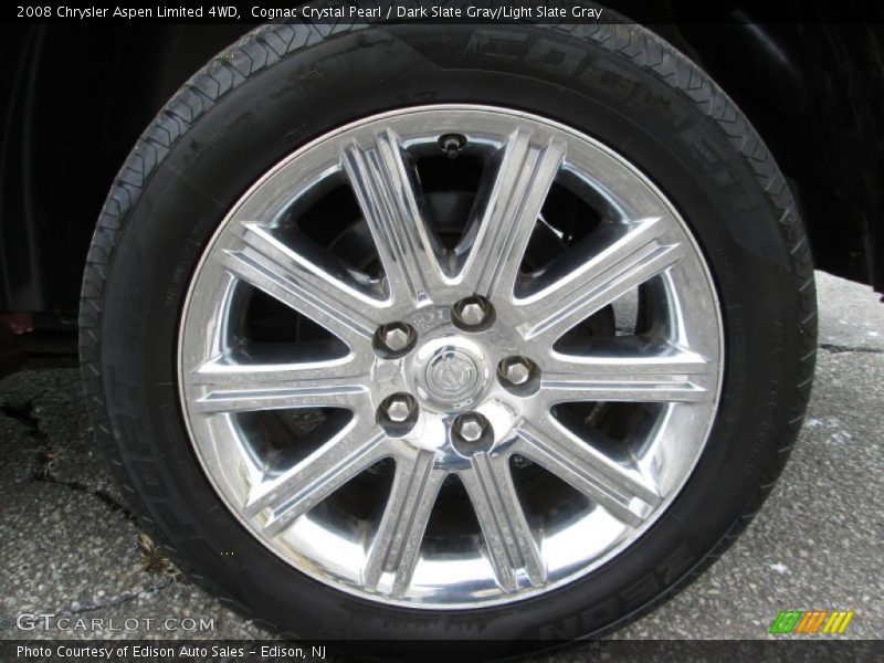 Cognac Crystal Pearl / Dark Slate Gray/Light Slate Gray 2008 Chrysler Aspen Limited 4WD