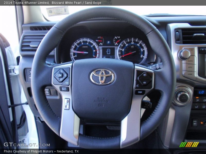 Blizzard White Pearl / Sand Beige 2014 Toyota 4Runner Limited
