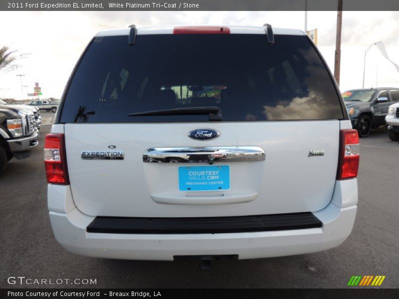 White Platinum Tri-Coat / Stone 2011 Ford Expedition EL Limited