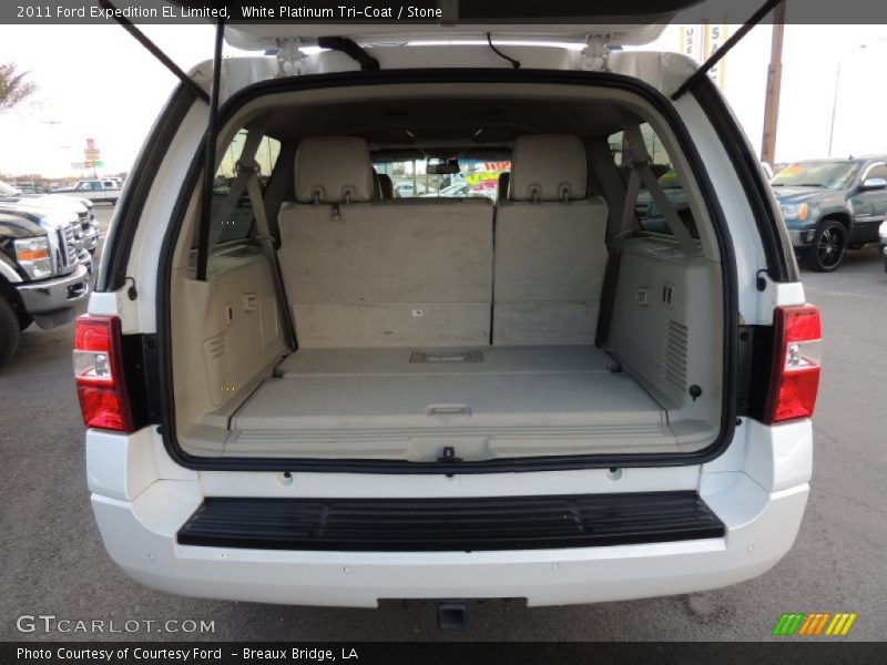 White Platinum Tri-Coat / Stone 2011 Ford Expedition EL Limited