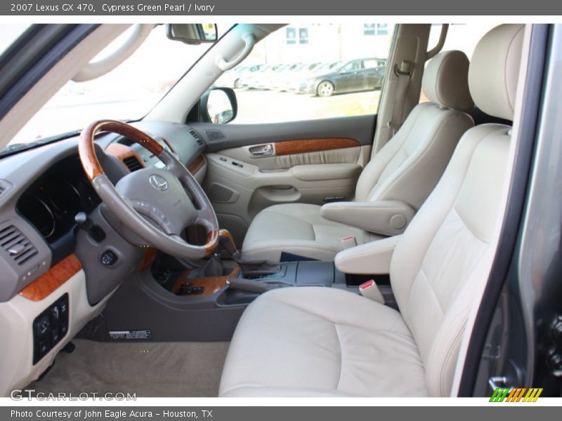 Cypress Green Pearl / Ivory 2007 Lexus GX 470