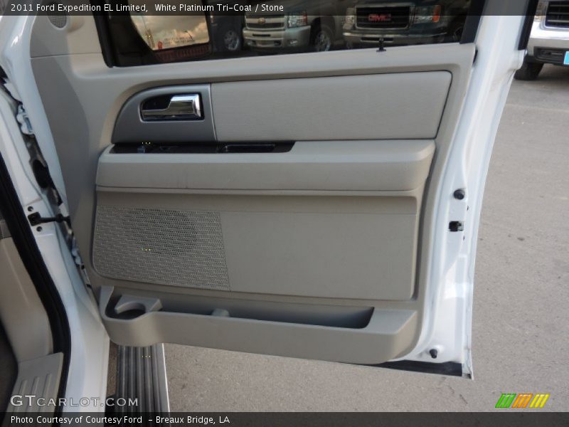 White Platinum Tri-Coat / Stone 2011 Ford Expedition EL Limited