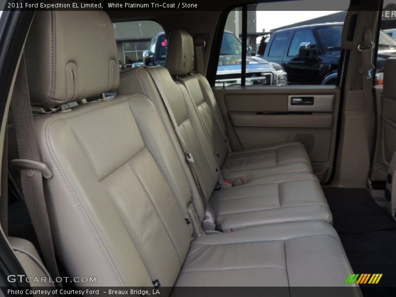 White Platinum Tri-Coat / Stone 2011 Ford Expedition EL Limited
