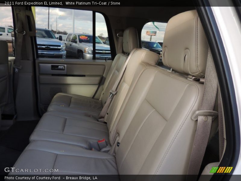 White Platinum Tri-Coat / Stone 2011 Ford Expedition EL Limited