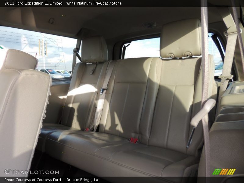 White Platinum Tri-Coat / Stone 2011 Ford Expedition EL Limited