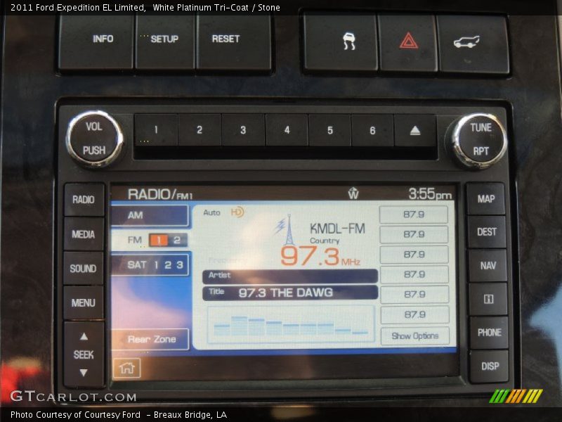 White Platinum Tri-Coat / Stone 2011 Ford Expedition EL Limited