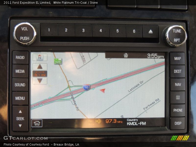 White Platinum Tri-Coat / Stone 2011 Ford Expedition EL Limited