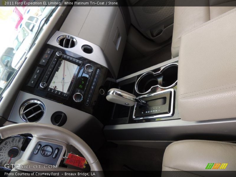 White Platinum Tri-Coat / Stone 2011 Ford Expedition EL Limited