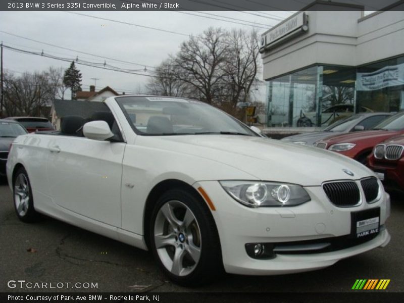 Alpine White / Black 2013 BMW 3 Series 335i Convertible