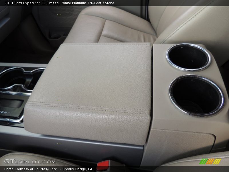 White Platinum Tri-Coat / Stone 2011 Ford Expedition EL Limited