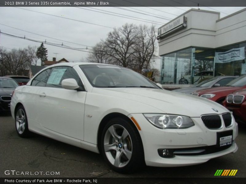 Alpine White / Black 2013 BMW 3 Series 335i Convertible