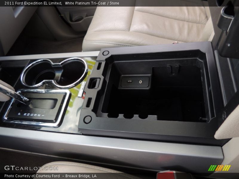 White Platinum Tri-Coat / Stone 2011 Ford Expedition EL Limited
