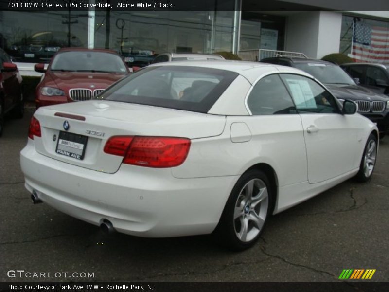 Alpine White / Black 2013 BMW 3 Series 335i Convertible